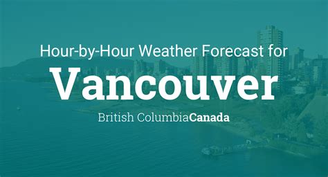 Weather underground vancouver canada - 2024-02-17. Current conditions and forecasts including 7 day outlook, daily high/low temperature, warnings, chance of precipitation, pressure, humidity/wind chill (when applicable) historical data, normals, record values and sunrise/sunset times.